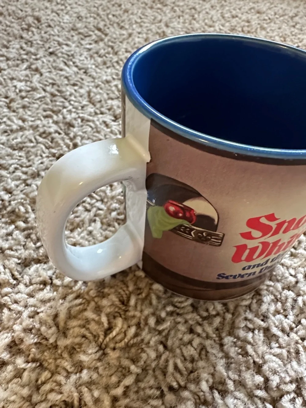 Disney Snow White & Seven Dwarfs Vintage Ceramic Coffee Mug from Disney Store